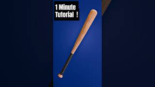 Easiest Way to Model a 3D Baseball Bat in Blender! #Blender #3DModeling #nyxblender3d #baseball