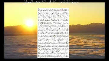 سورة البقرة من 29 إلى 37 ماهر المعيقلي