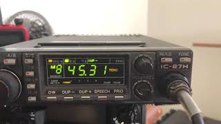 Icom IC-27H sounds good.