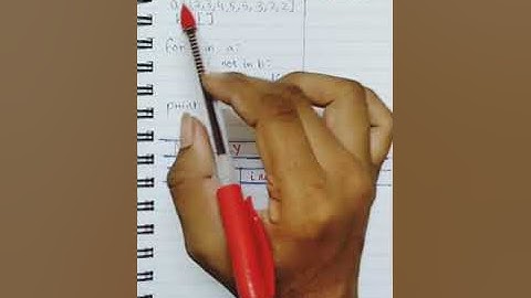 Dry run for a "For loop"