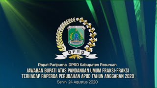 Rapat Paripurna III DPRD Kabupaten Pasuruan