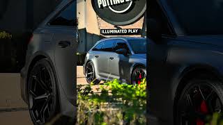 STEALTH AGGRESSION ❤️🔥 Audi RS6 Avant in Matte Grey 🪙 #car #cars #caredit #shorts #audi