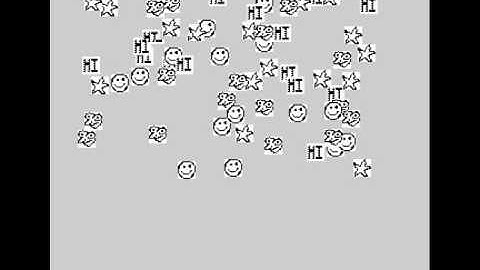 Testing my sprite editor output in ZesarUX in ZX Spectrum Next mode.