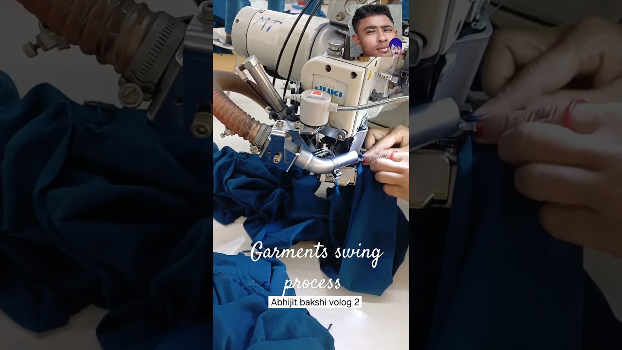 Garments company job swing process 👕