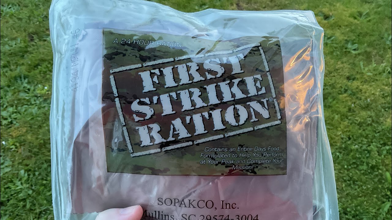 What is in a 24 Hour First Strike Ration Pack - YouTube