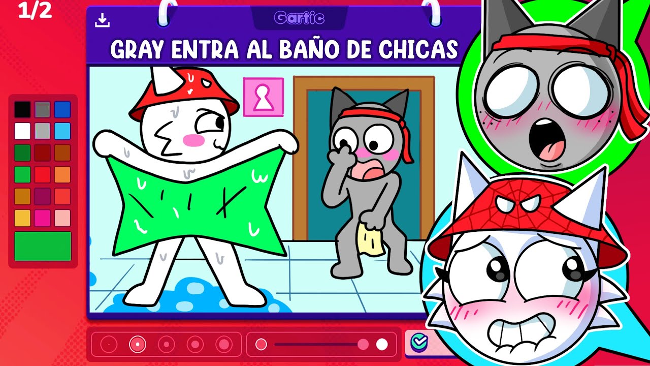 WENDA ENSEÑA TODO en GARTIC PHONE 😳