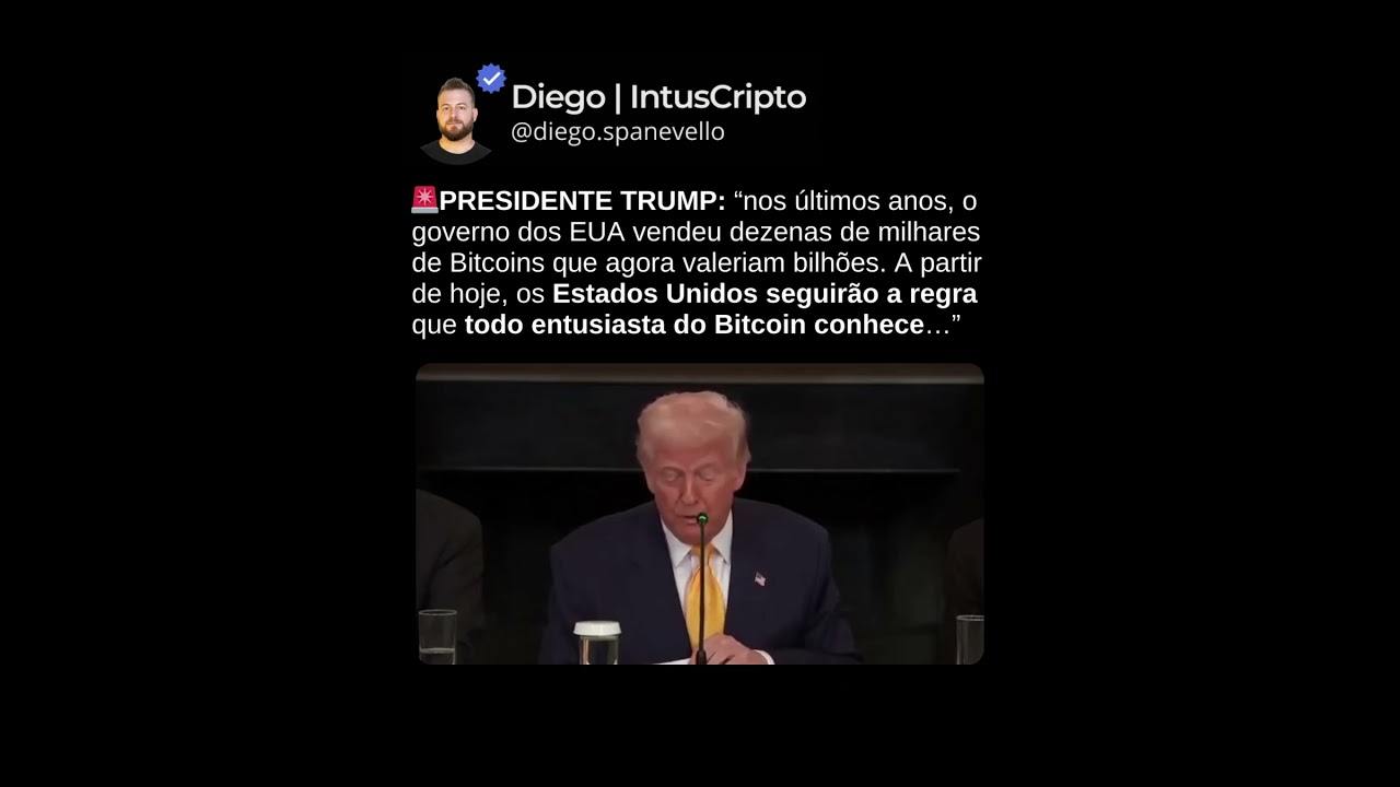 ESTADOS UNIDOS VENDEU MILHÕES DE BITCOIN E SE ARREPENDEM - YouTube