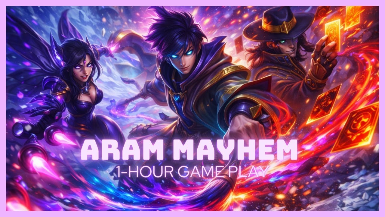 1-Hour League of Legends ARAM Mayhem | Perfect to Fall Asleep | Hwei, Kai’Sa, Twisted Fate
