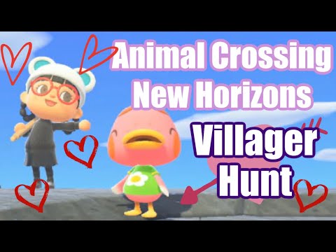 Super LUCKY Valentine's Day Villager Hunt | Animal Crossing New Horizons