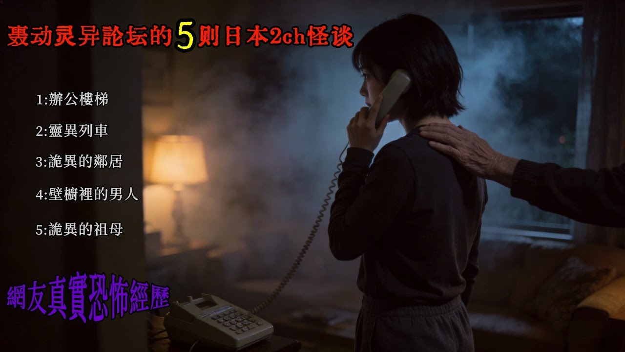 日本2CH最詭異的五則怪談：我的祖母癱瘓在床多年，有一天晚上的時候，她從背後突然抓住了我的肩膀 #睡前故事 #怪談朗讀 #恐怖故事 #日本恐怖實話