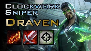 GAMEPLAY - Clockwork Sniper Draven / TFT best comps - SET6.5 ranked meta