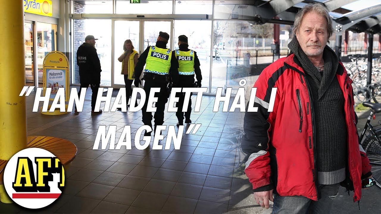 Vittnet Göran, 64, hjälpte skadad efter attacken i Vetlanda: ”Höll för såret”