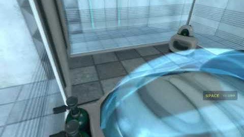 Portal - Starting Level Walkthrough With Transmission Received Location