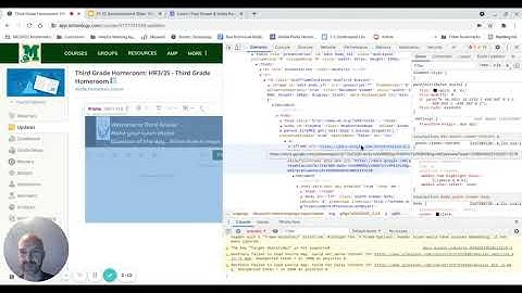 Schoology: Making a large announcement slide for courses as announcement clickable