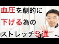 【知らないと後悔する】絶対にやるべき血圧を下げるストレッチ5選