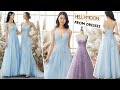 Hellymoon spaghetti straps mermaid prom dress