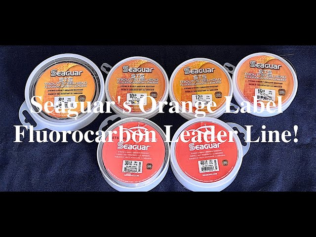 Seaguar's Orange Label Fluorocarbon Leader Line! 