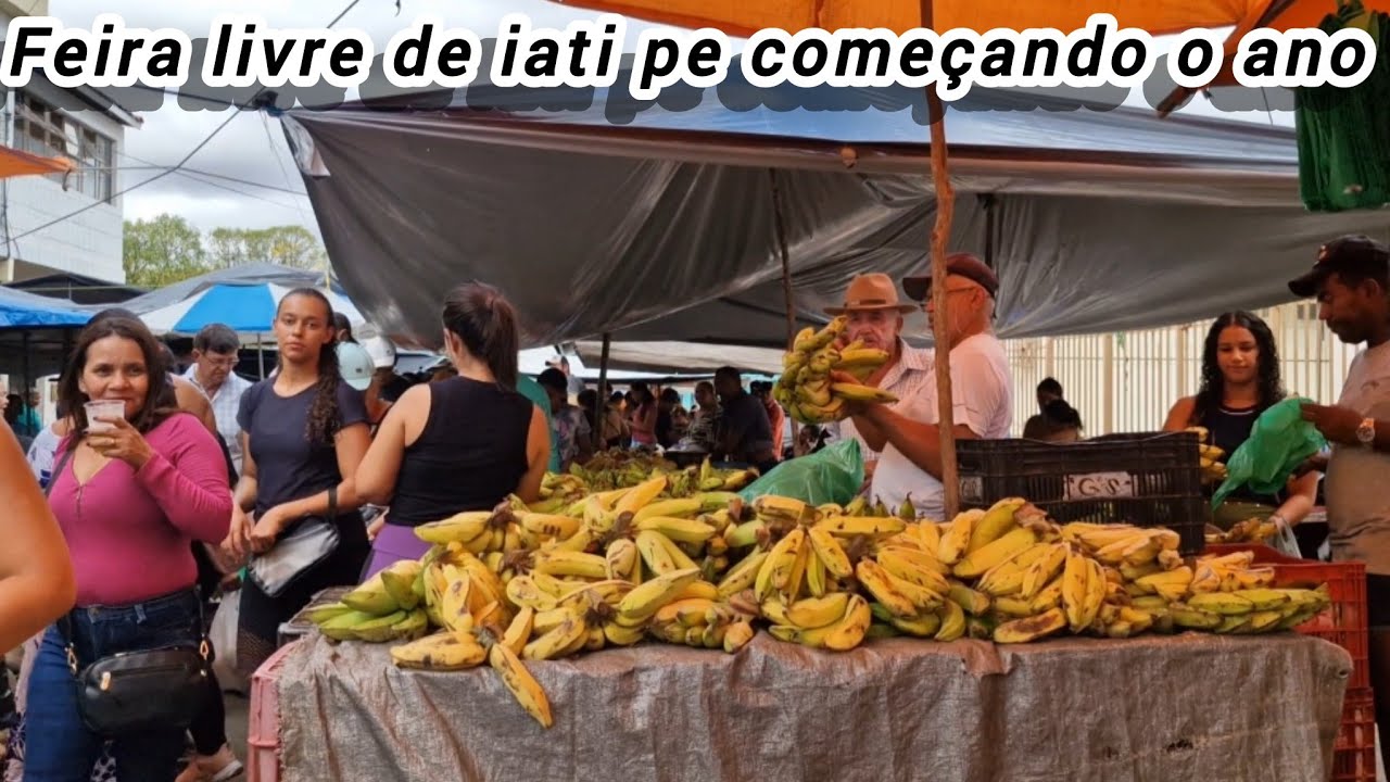 Começado o ano com mais uma Feira livre de iati Pernambuco 
