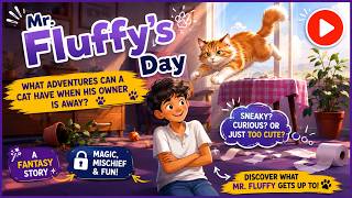 Obelas: Grade 1 Unit 1, Lesson 2: Mr. Fluffy's Day. Imagine what my pet cat looks like