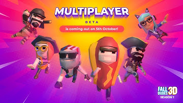 Fall Dudes 3D Multiplayer Announced | New Update 1.1.2 | Fall Dude 3D Gameplay