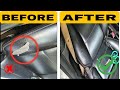 Leather Repair: How to Repair Car Seat || DIY
