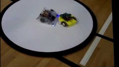 Trickster vs. SuperShroom #1 Robot Sumo IEEE 2012