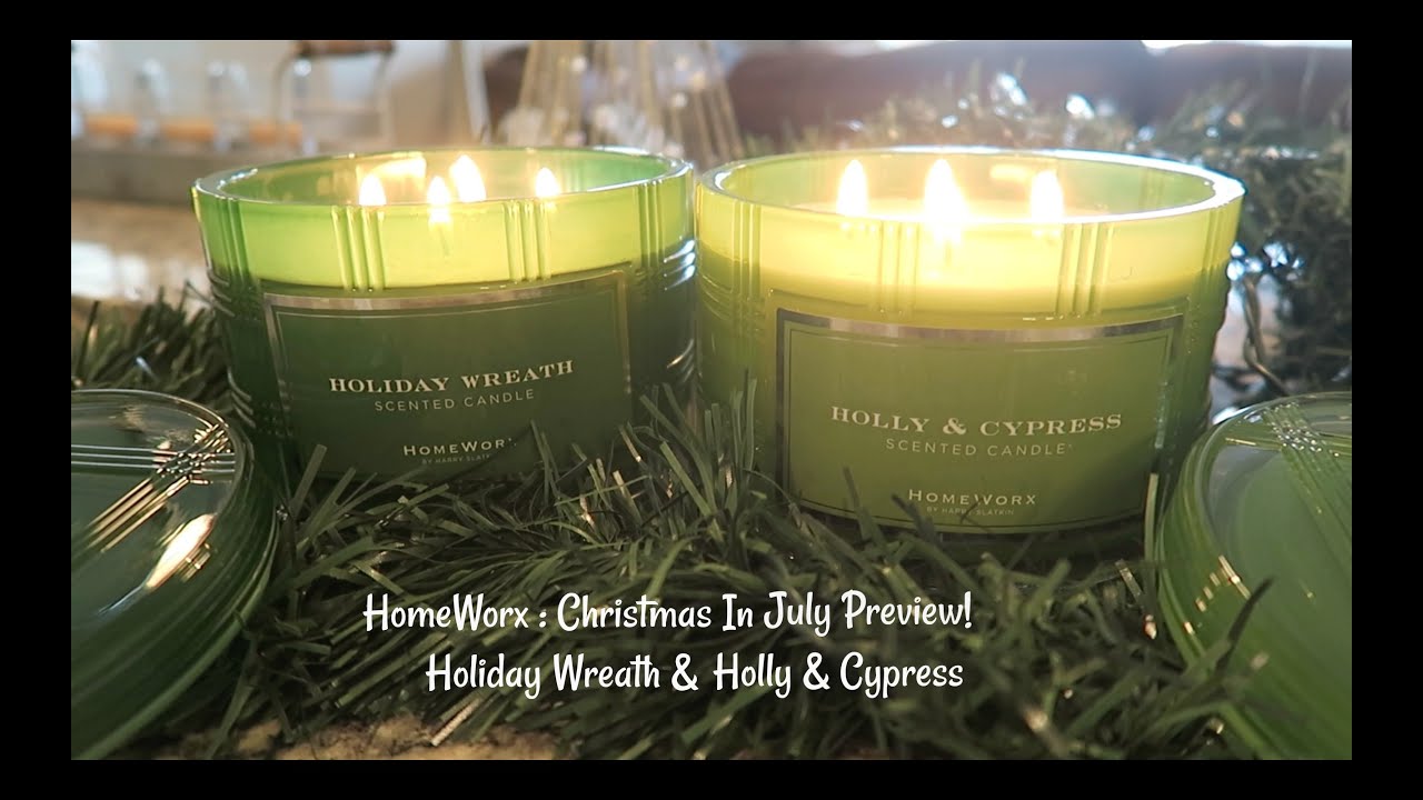 HomeWorx Christmas In July Preview: Holiday Wreath and Holly & Cypress