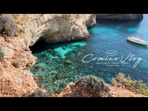 マルタ留学Vlog｜コミノ島|絶景|Blue Lagoon|Crystal Lagoon|Malta