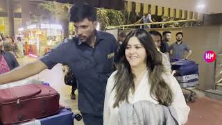 Anil Kapoor, Poonam Pandey & Ekta Kapoor Snapped At The Airport