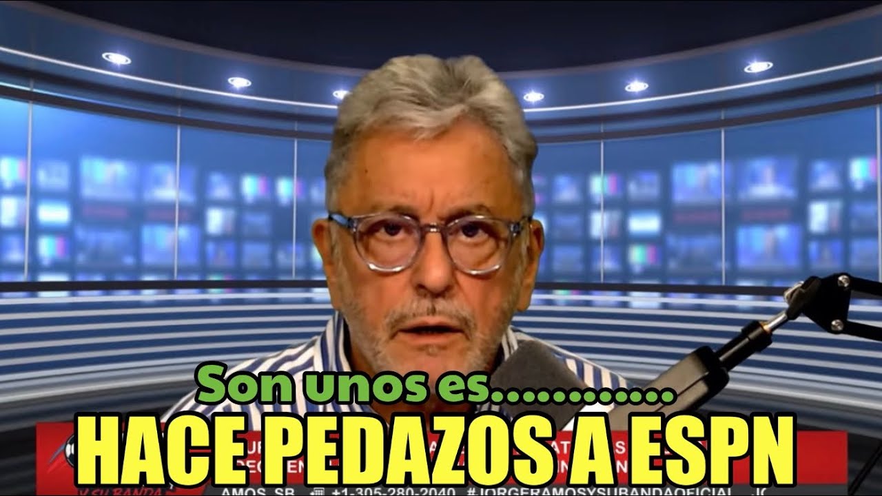 💪JORGE RAMOS DESTROZA A ESPN POR BURLARSE DEL SPOTIFY CAMP NOU Y DEL BARCELONA!! El Chiringuito