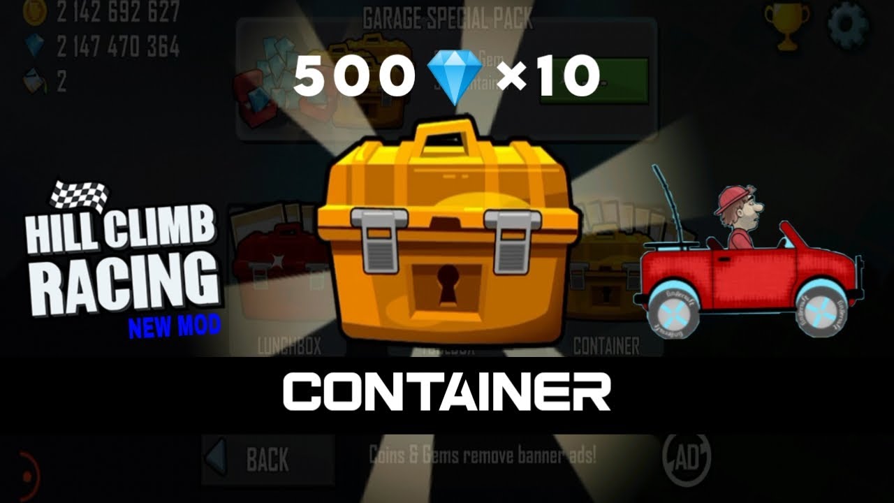 Hill Climb Racing - 10 Container Box opening - (part-1) - YouTube