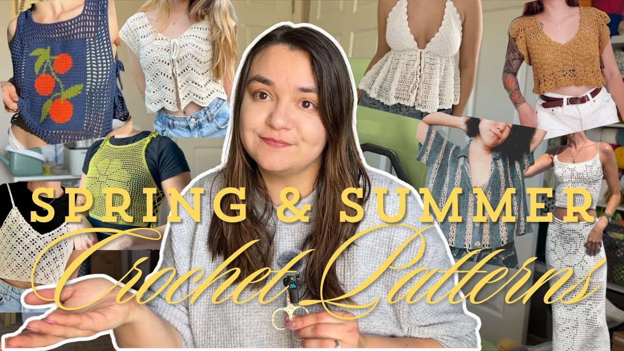 15+ Spring and Summer Crochet Patterns with links! - YouTube