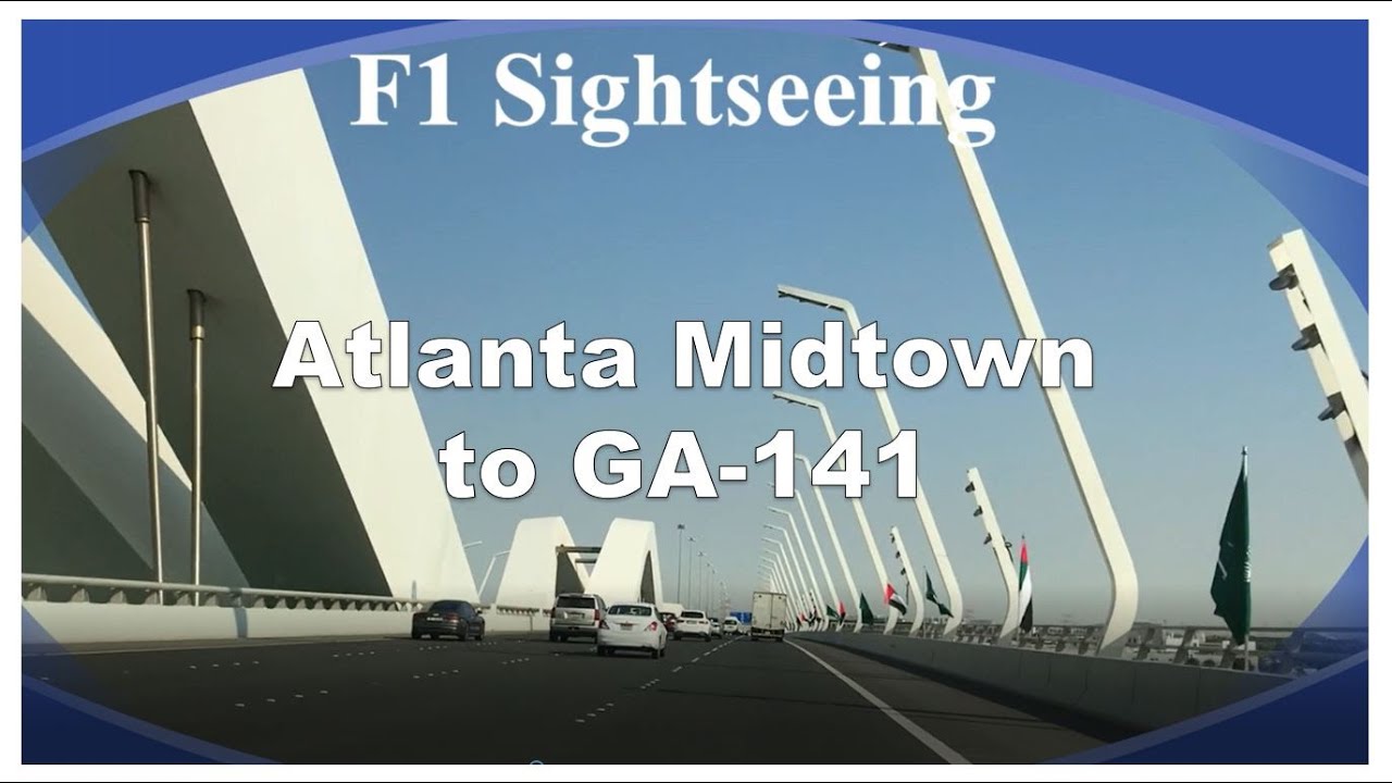 I-85 Atlanta Midtown to Georgia SR-141 - YouTube