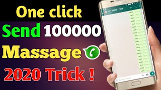 How To Send Unlimited Message On Whatsapp || Whatsapp Bomb massage || Latest Whatsapp Tricks In 2020 screenshot 5