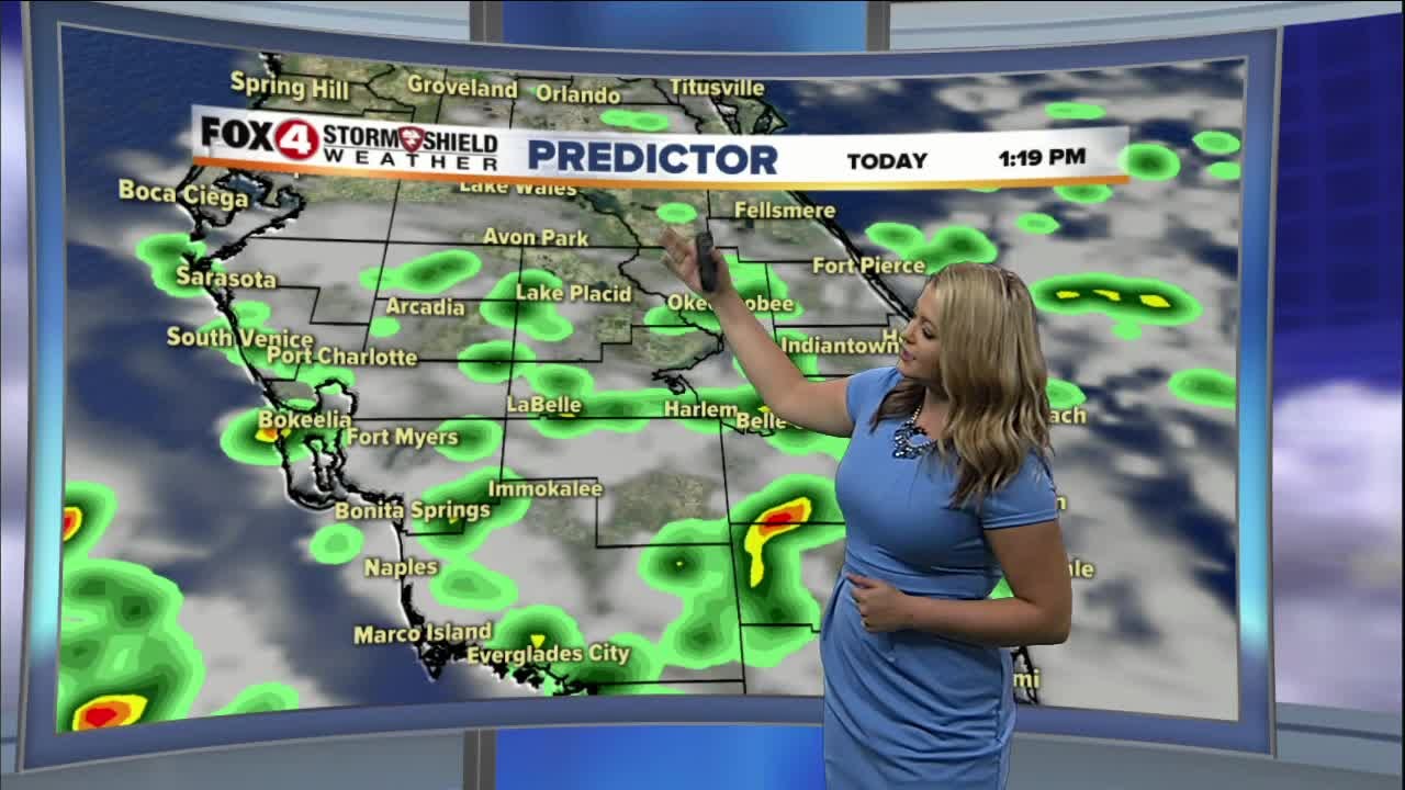 Scattered Afternoon Storms Through the Weekend - YouTube
