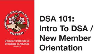 DEDSA101: Intro to DSA / New Member Orientation