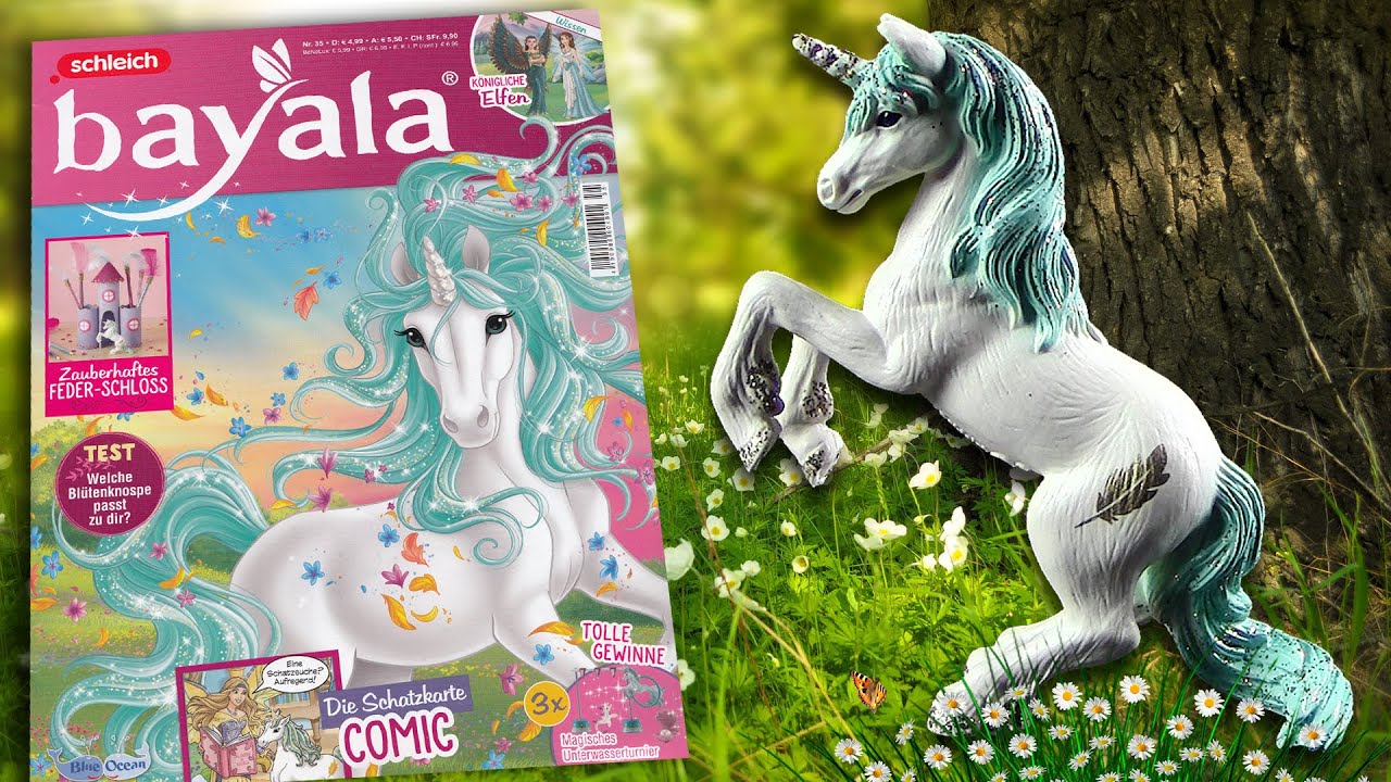 Schleich ® Bayala ® Magazin Nr. 35 mit Feder-Fohlen Vinita - YouTube