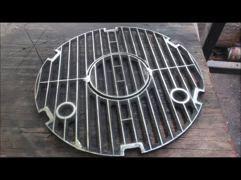 EMERGENCY BBQ REPAIR Mig Weld Cast Iron Grate