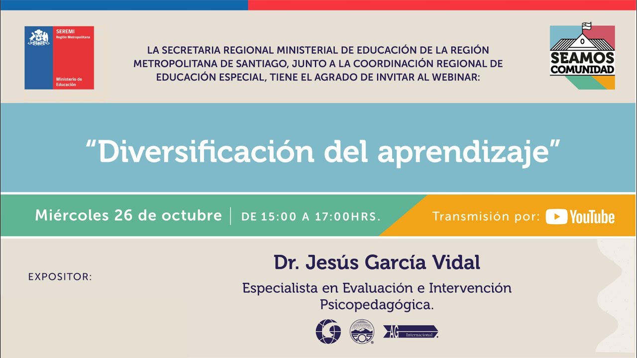 Webinar diversificación de la enseñanza