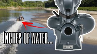 EXTREME SHALLOW Water Fishing JET Boat!- (G3 20CCJ- Outboard Jet Drive)