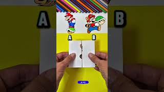 The Super Mario Galaxy Movie 🍄Which Mario Is Hidden? A or B? 👀#supermariogalaxy #quiz #shots #fyp