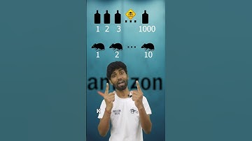 "Amazon Interview Question || Poison And Rat Problem #coding #amazon #iit