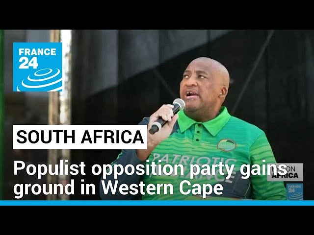 South African elections: populist opposition party gains ground in Western Cape • FRANCE 24 class=