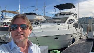2001 Azimut 42 Flybridge Powerboat For Sale Video Walkthrough Review By: Ian Van Tuyl Yacht Broker