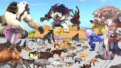 Ultimate Wild Animal vs 2 Monster Hero