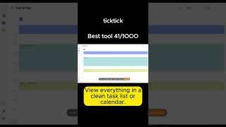 Tasks + Calendar + Focus Mode | TickTick