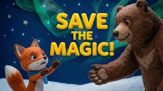 SAVE THE MAGIC! 🦊✨ Jasper and the Northern Lights | Fairytale for Kids