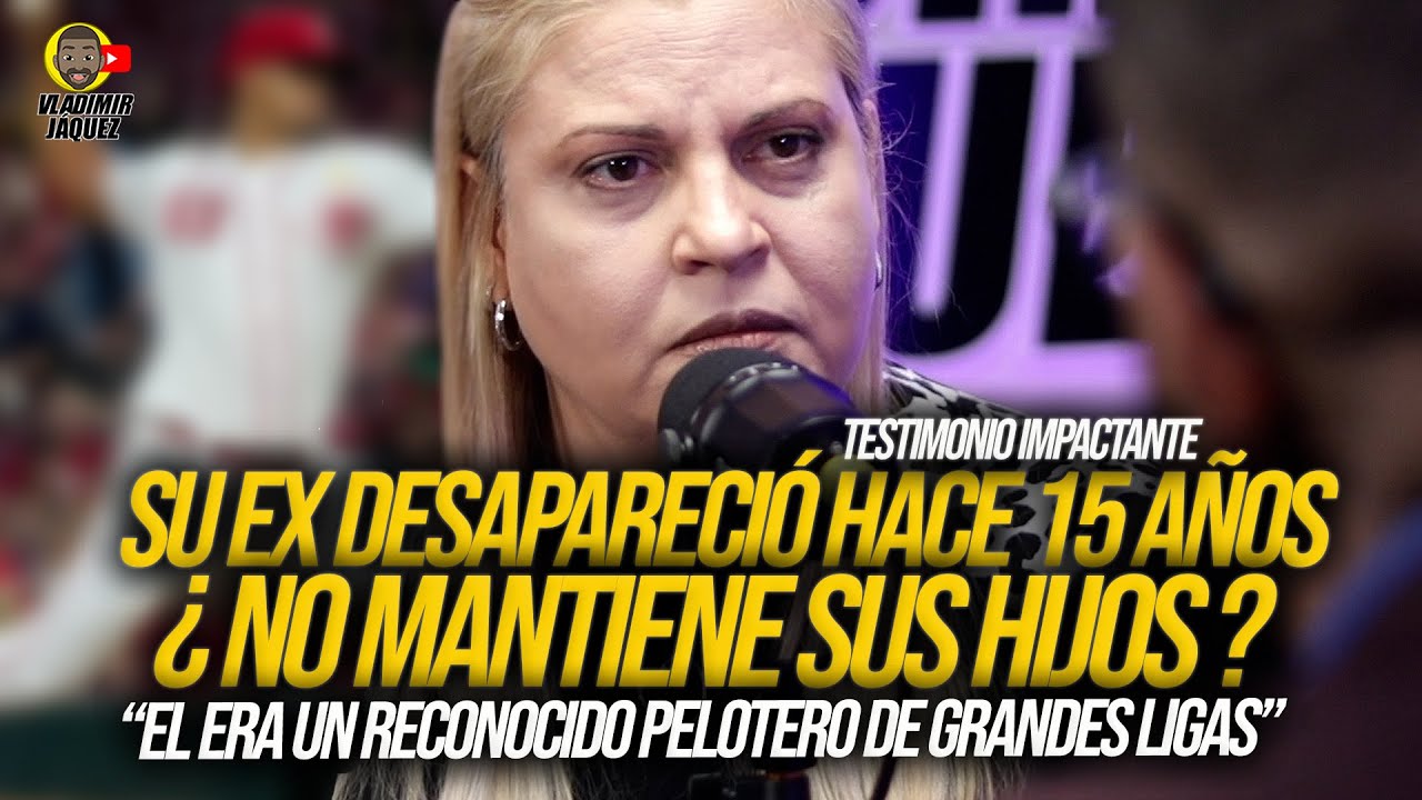 ASEGURA QUE SU EX DESAPARECIÓ HACE 15 AÑOS Y NO MANTIENE A SUS HIJOS! EL JUGABA EN LAS GRANDES LIGAS