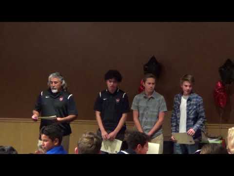 2017/18 Murrieta Valley JV Soccer Banquet Awards