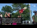 Dallas ICE protest: Crowd gathers to show solidarity with LA demonstrators amid ICE crackdowns